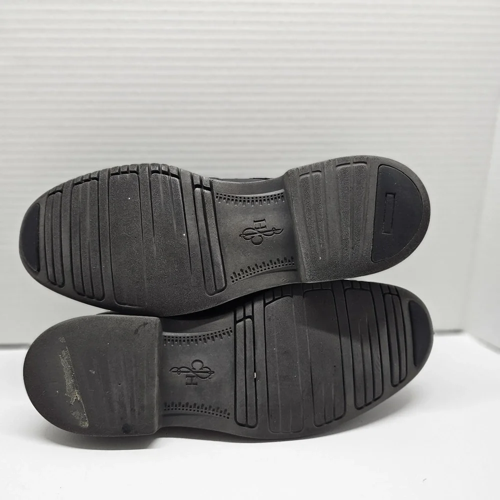 COLE HAAN Grand OS Mens‎ Size 9 M Black Leather Wingtip Oxford Dress Shoes